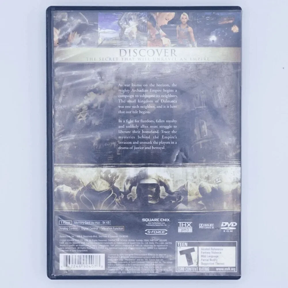 Playstation 2 Final Fantasy XII (Tested)